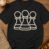 Pawn Trio Outline T-Shirt