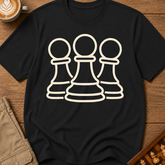 Pawn Trio Outline T-Shirt