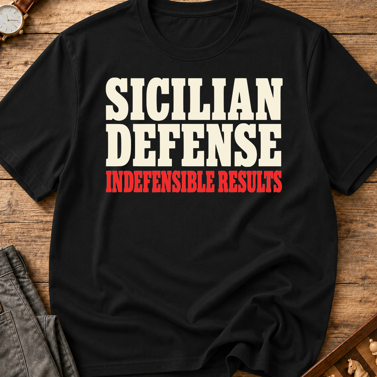 Sicilian Defense Indefensible Results T-Shirt