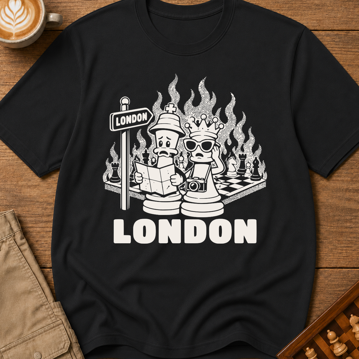 This Is Fine The London T-Shirt