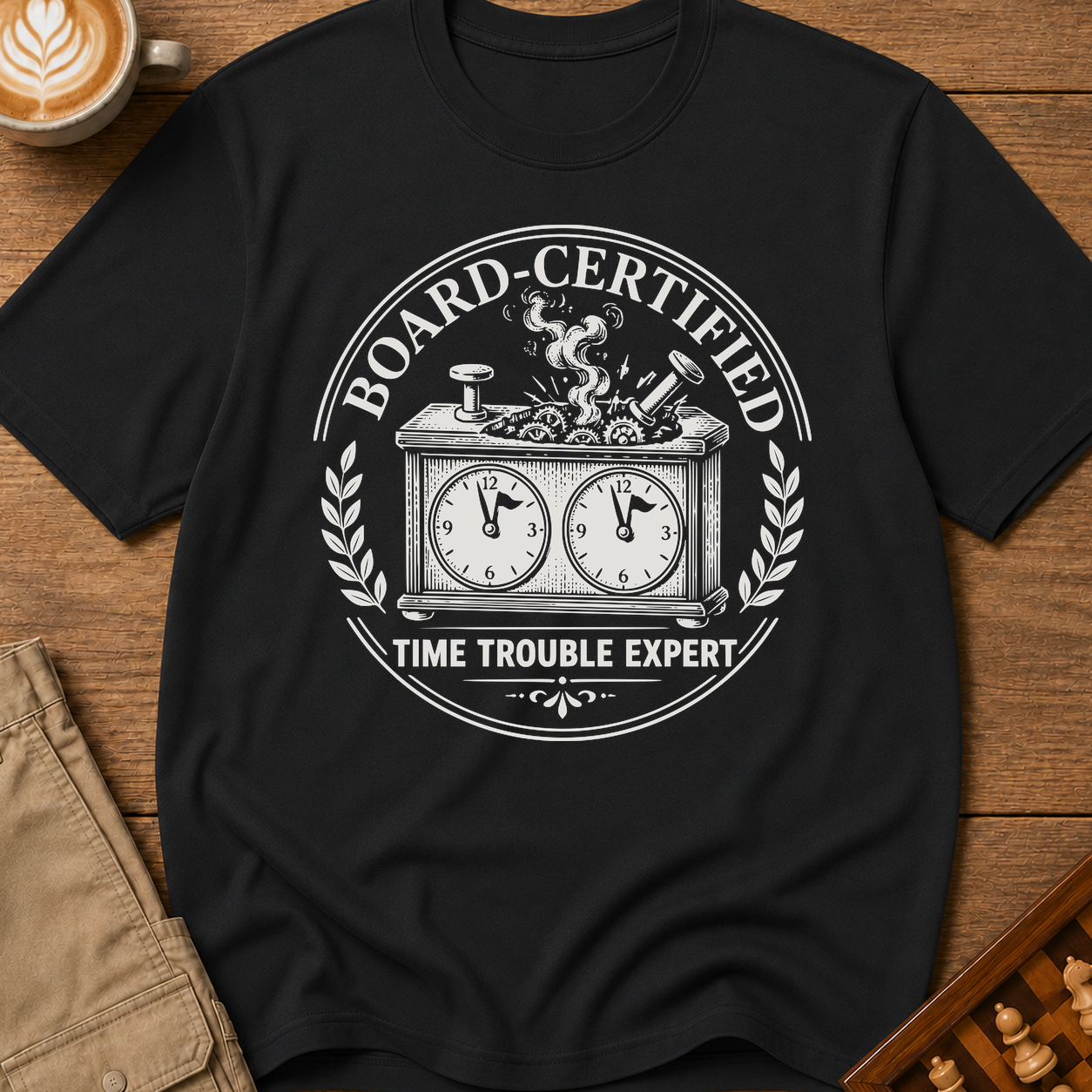 Board-Certified Time Trouble Expert T-Shirt