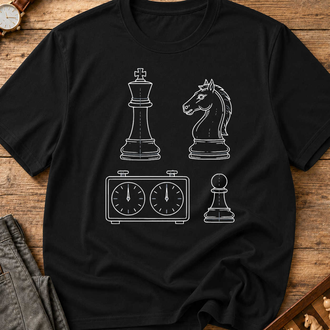 Bear At The Board T-Shirt