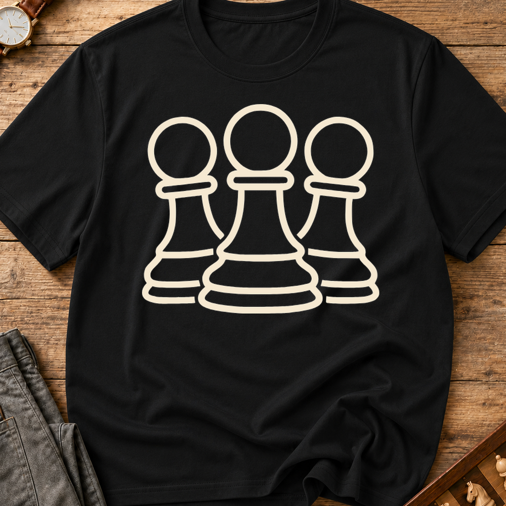 Pawn Trio Outline T-Shirt