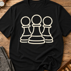 Pawn Trio Outline T-Shirt