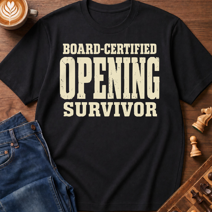 Board-Certified Opening Survivor T-Shirt