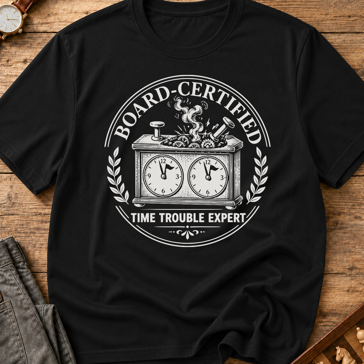 Board-Certified Time Trouble Expert T-Shirt
