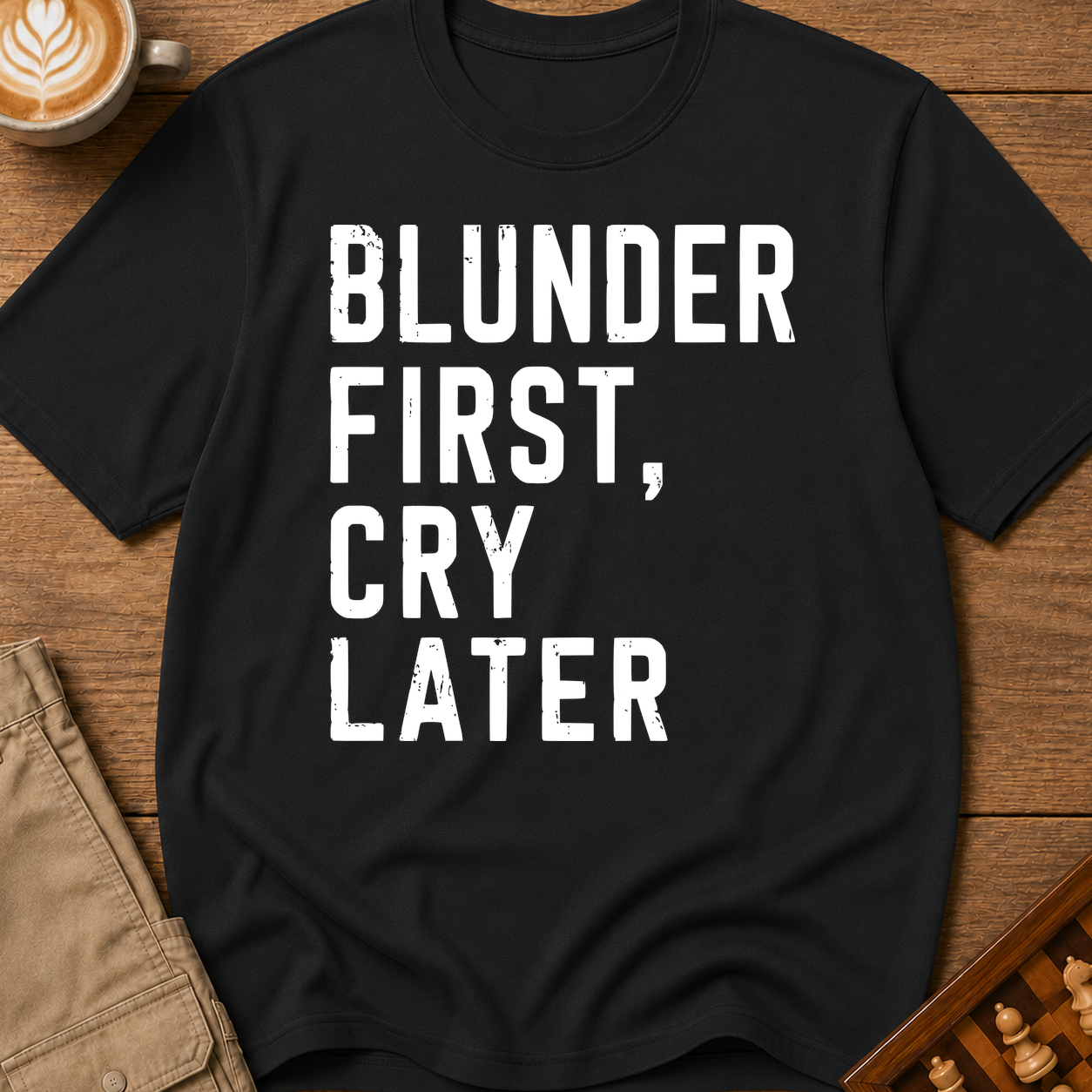 Blunder First Cry Later T-Shirt