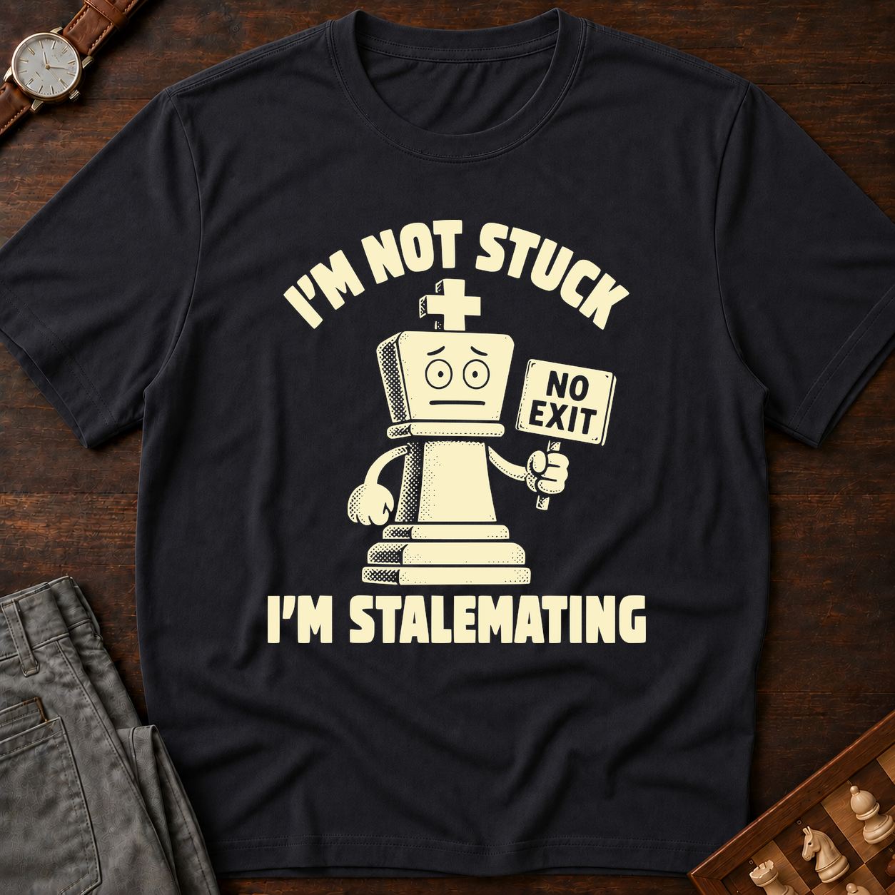 I'm Not Stuck I'm Stalemating T-Shirt
