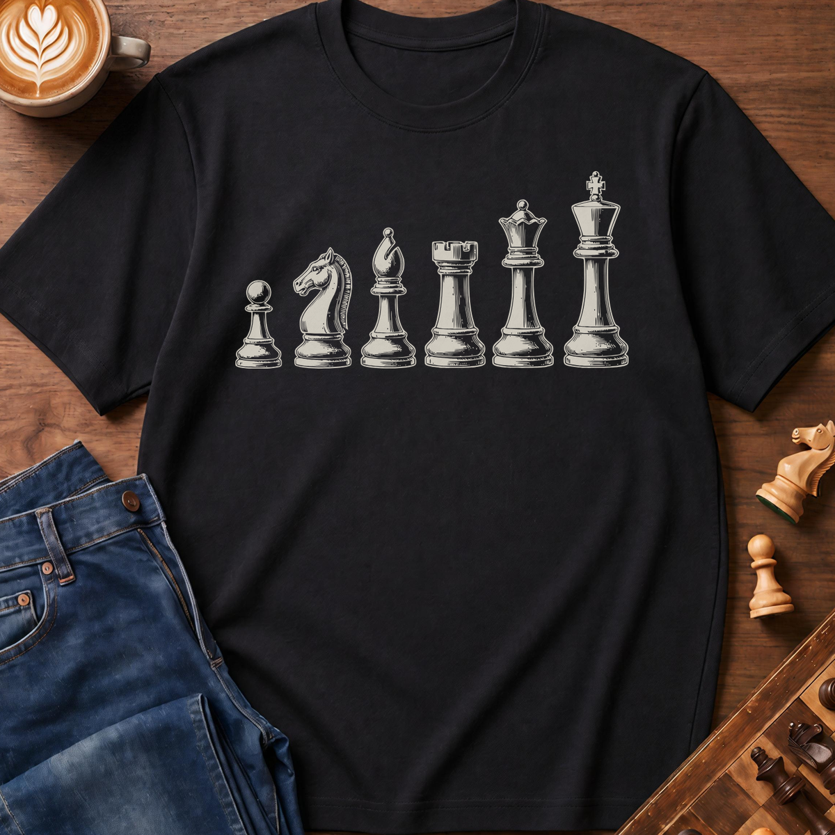 Piece Lineup Minimal T-Shirt