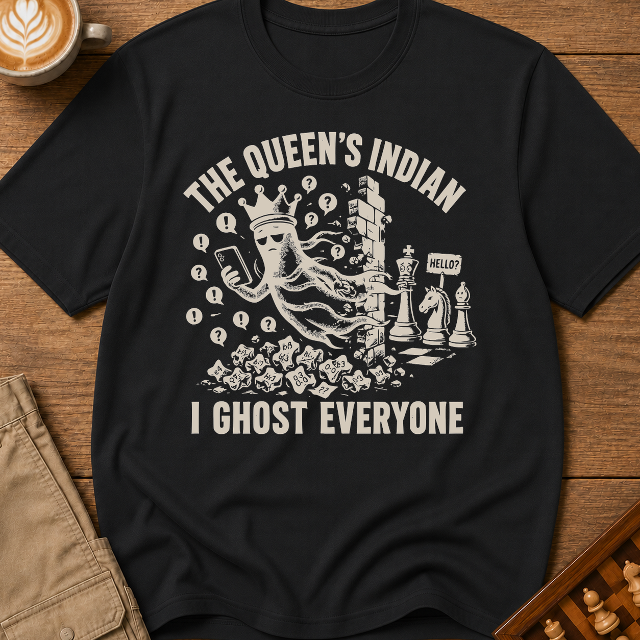 The Queen's Indian I Ghost Everyone II T-Shirt