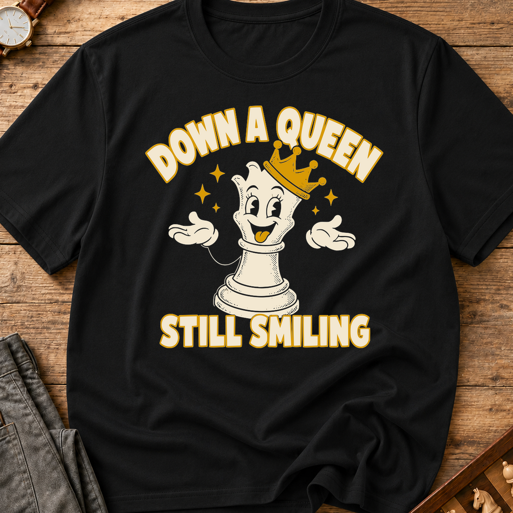 Down A Queen Still Smiling T-Shirt