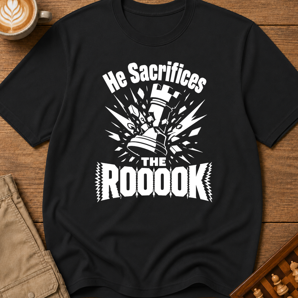 He Sacrifices The Roooook T-Shirt