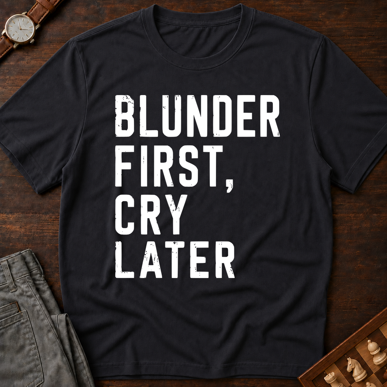 Blunder First Cry Later T-Shirt