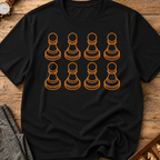 Pawns Orange Minimal T-Shirt