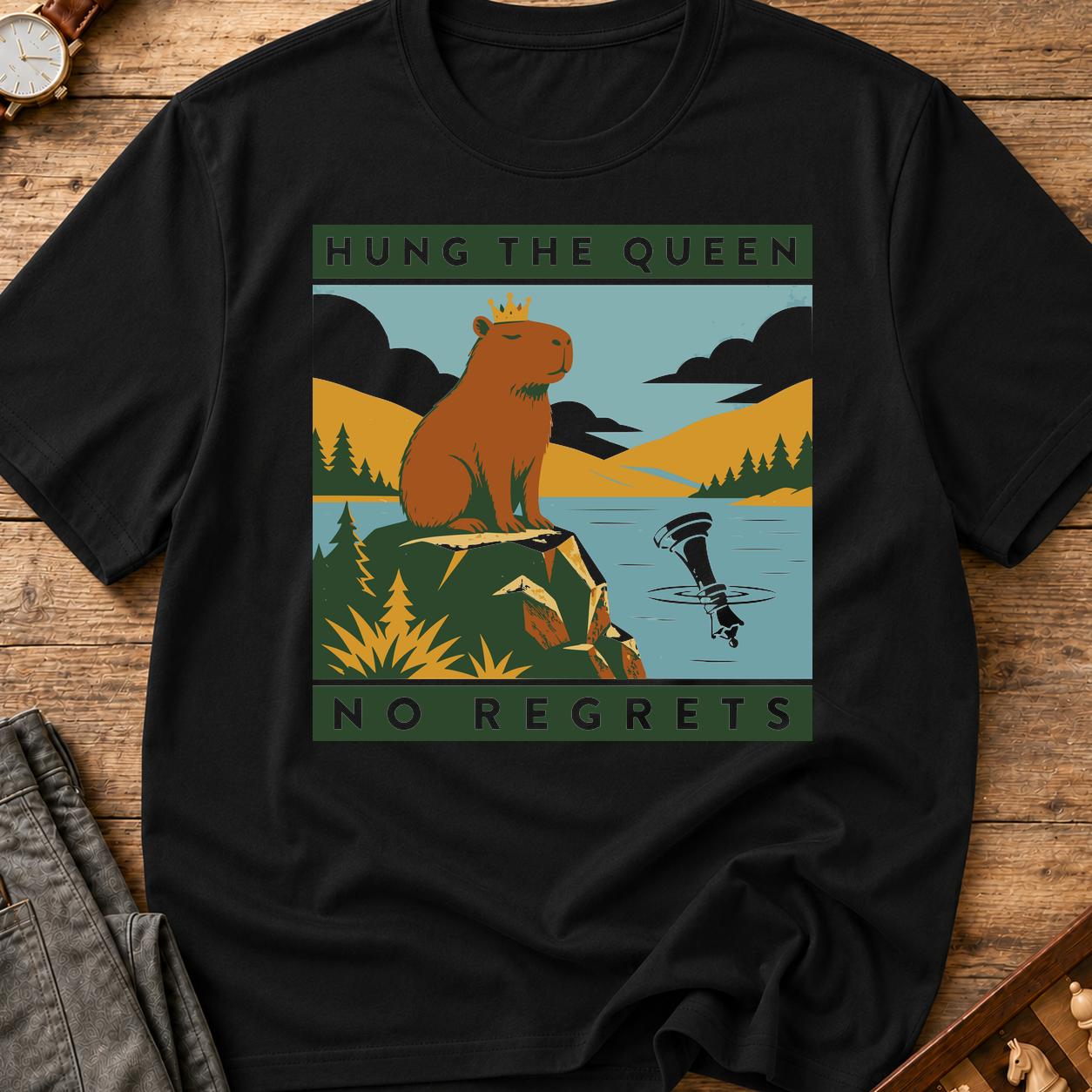 Hung The Queen No Regrets T-Shirt