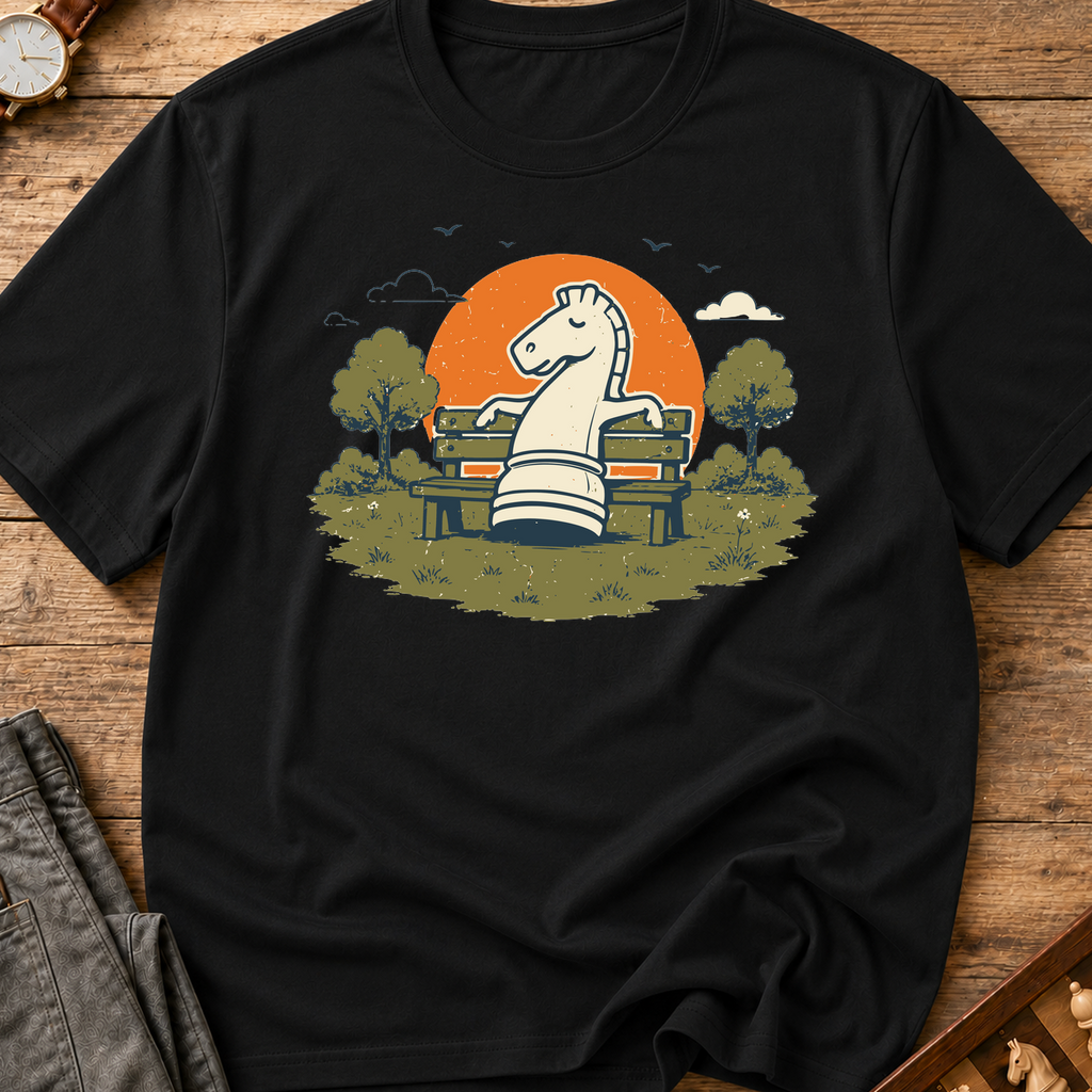 Knight On A Park Bench T-Shirt