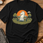 Knight On A Park Bench T-Shirt