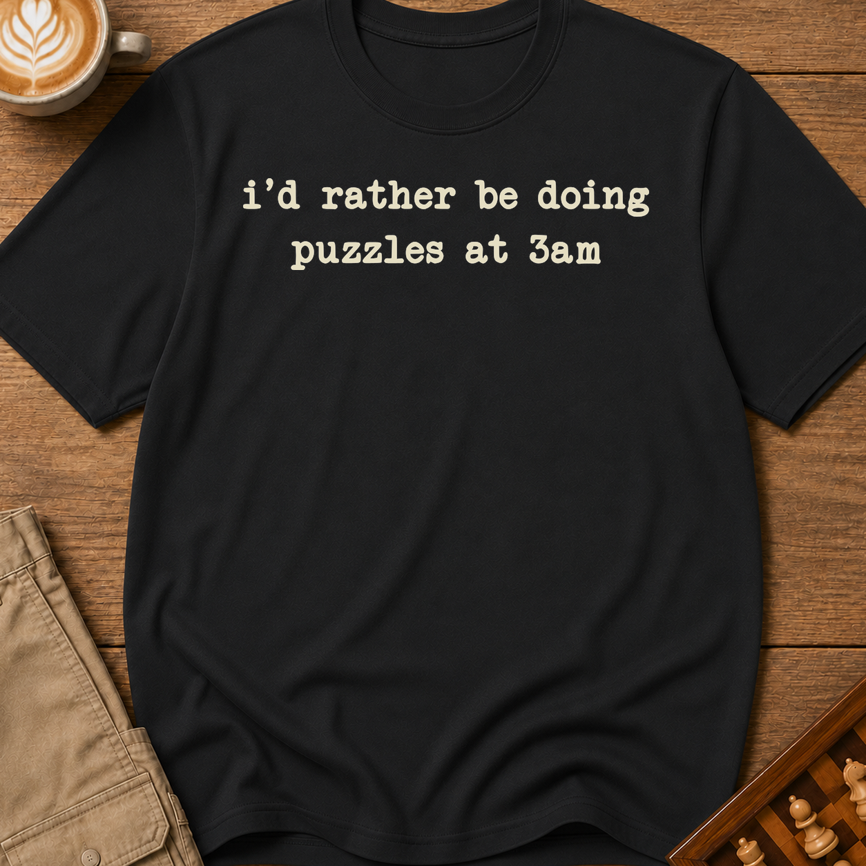Rather Be Doing Puzzles at 3am T-Shirt