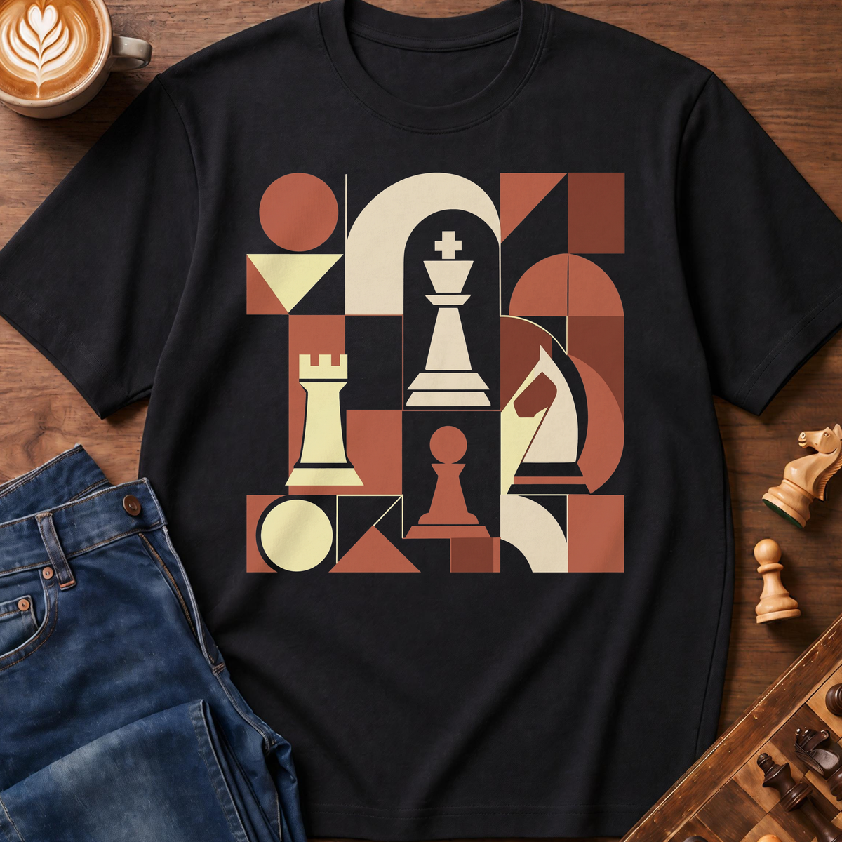 Bauhaus Chess T-Shirt