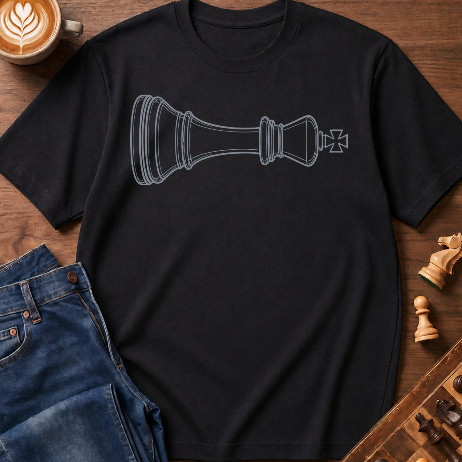 King Outline T-Shirt