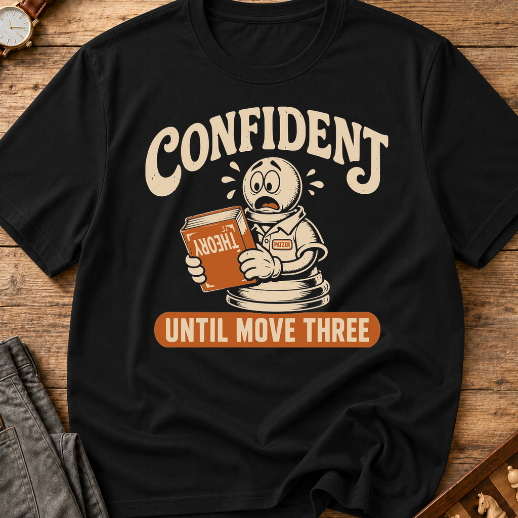 Confident Until Move Three T-Shirt