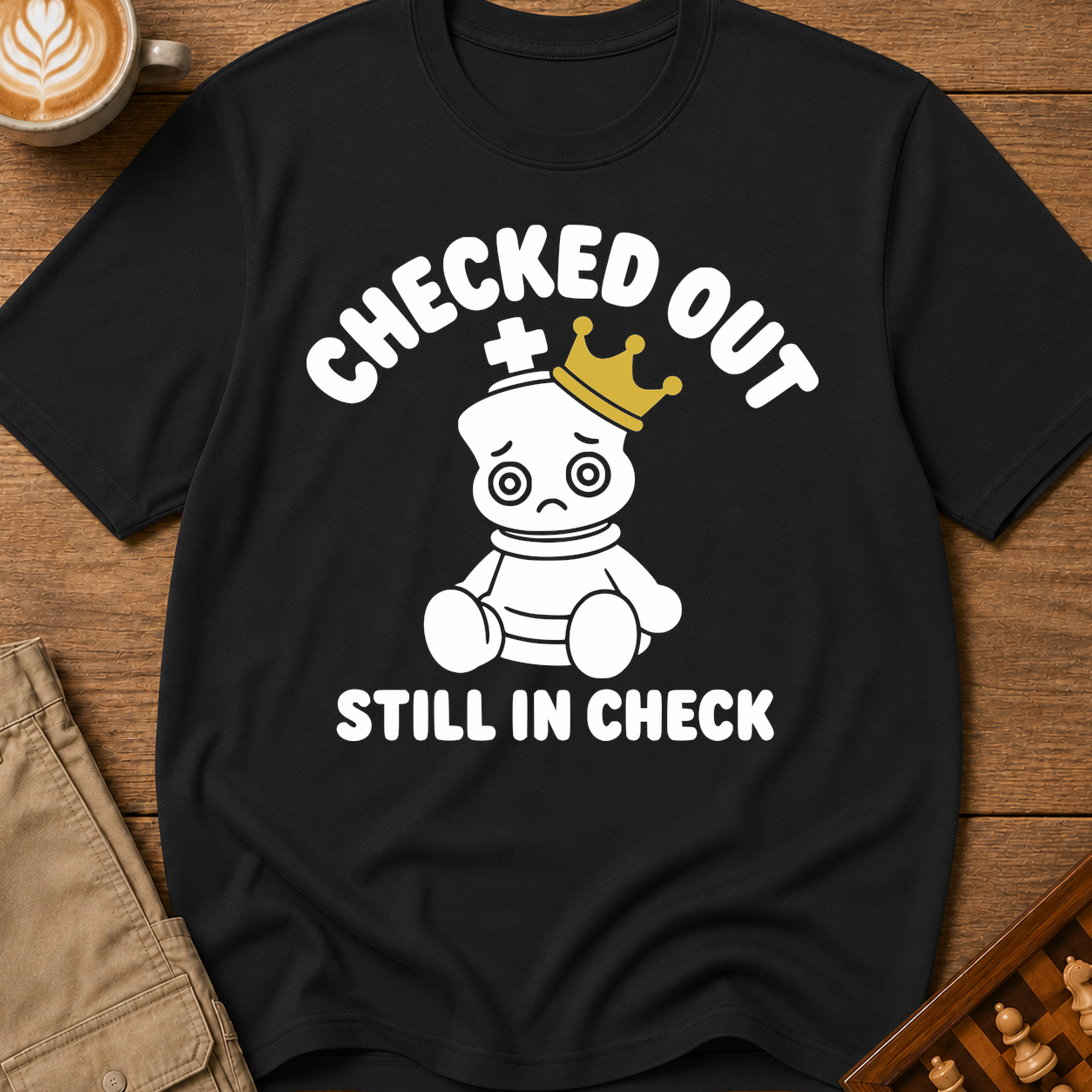 Checked Out Still In Check T-Shirt