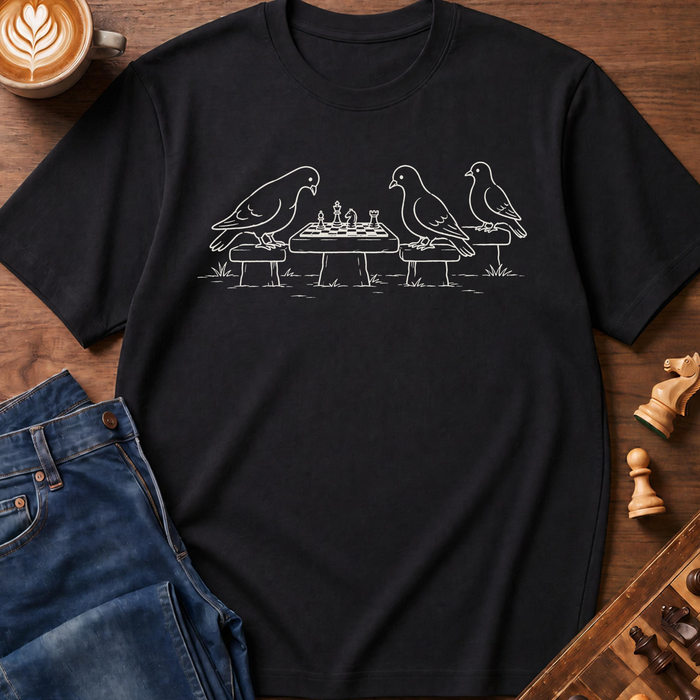 Pigeon Chess Club T-Shirt
