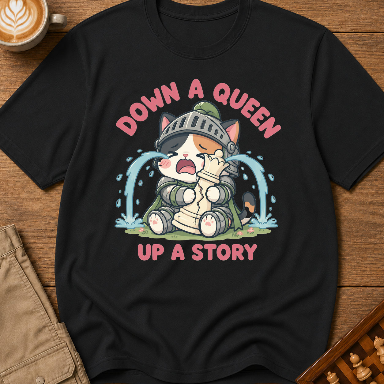 Down a Queen Up a Story T-Shirt