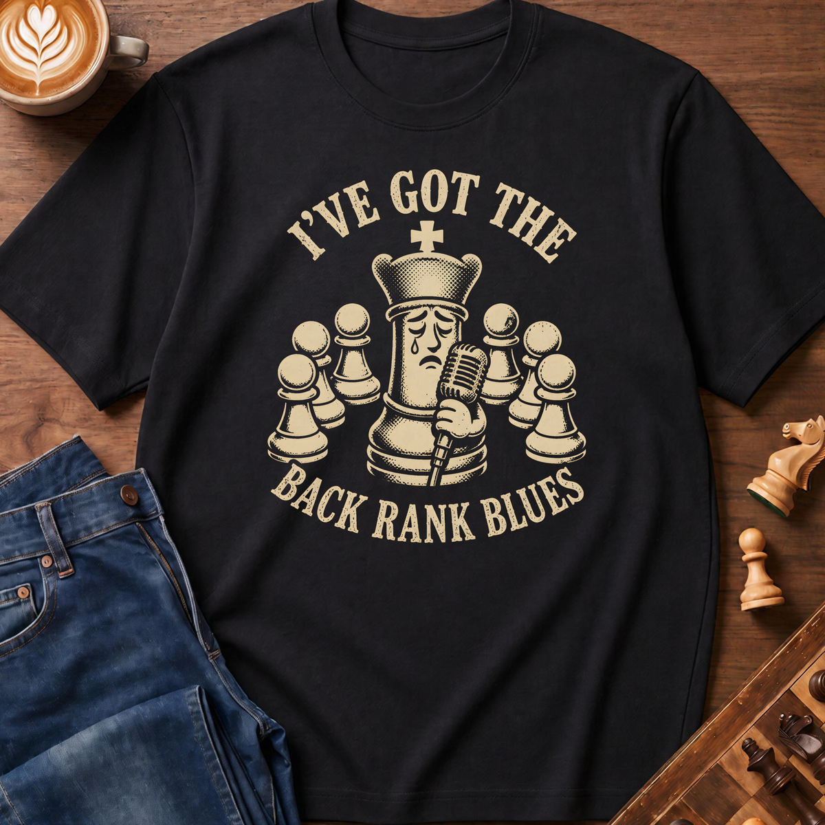 Back Rank Blues T-Shirt