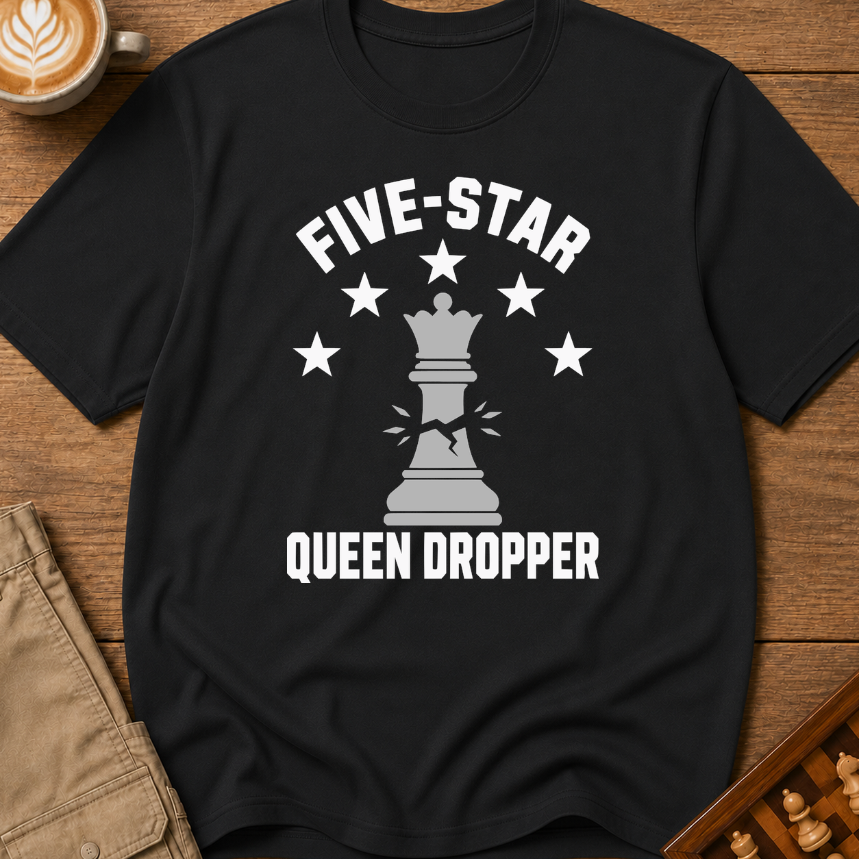 Five-Star Queen Dropper T-Shirt