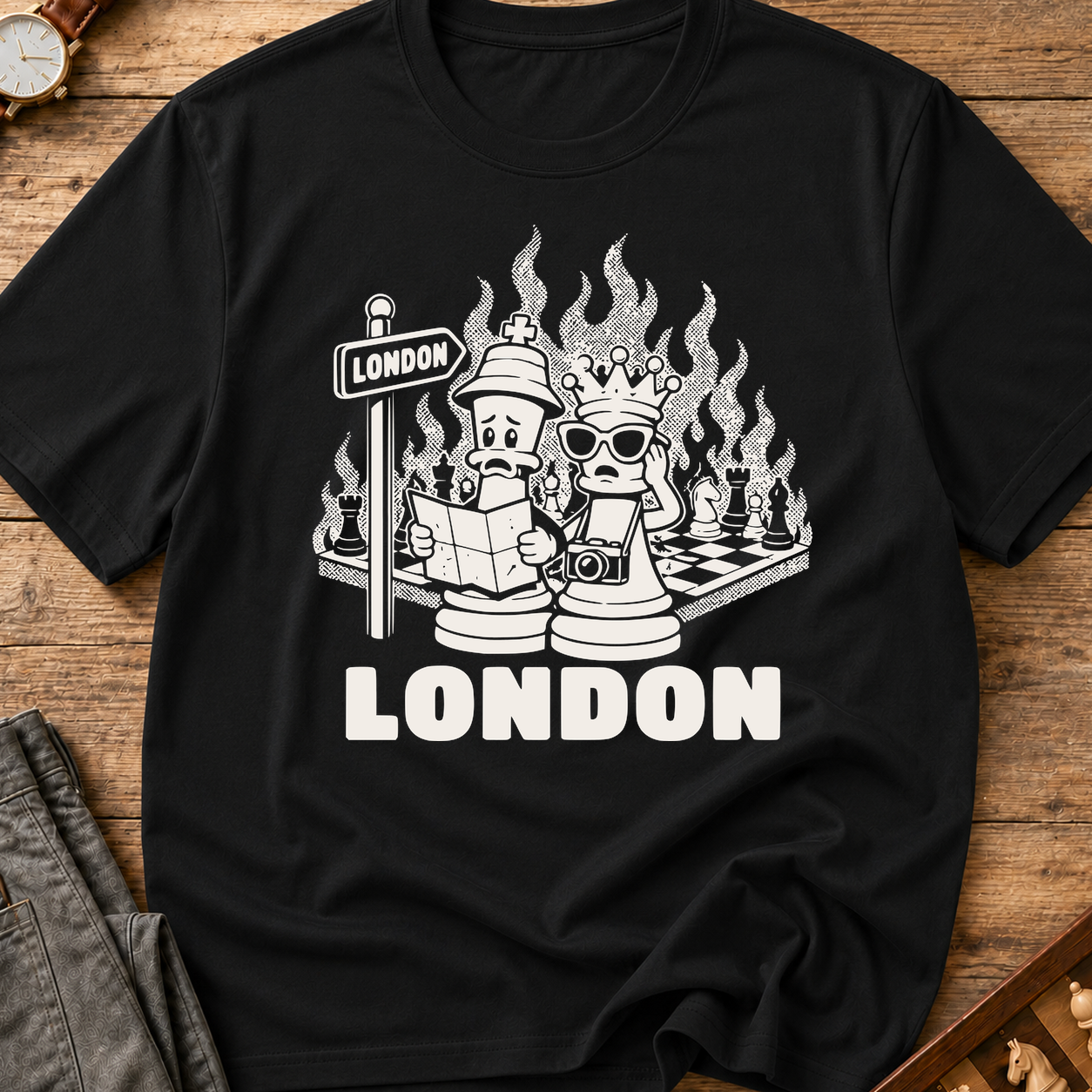 This Is Fine The London T-Shirt