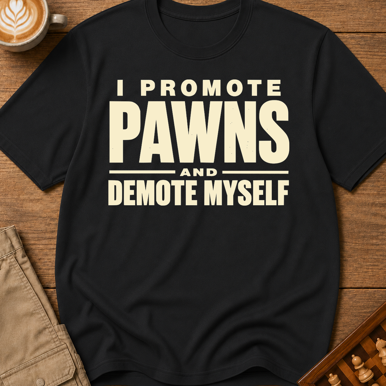 I Promote Pawns Demote Myself T-Shirt