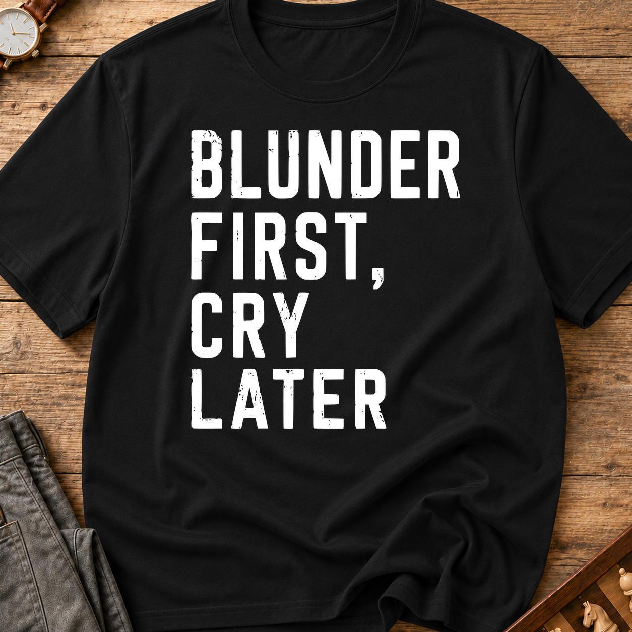 Blunder First Cry Later T-Shirt