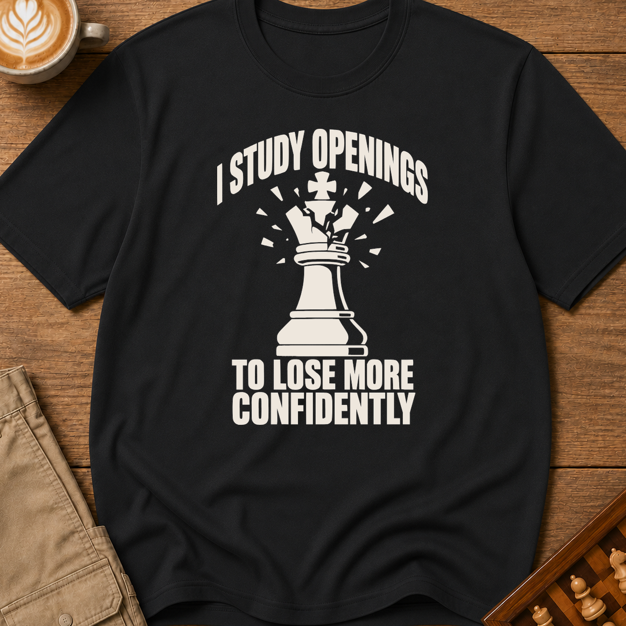 I Study Openings To Lose More Confidently T-Shirt