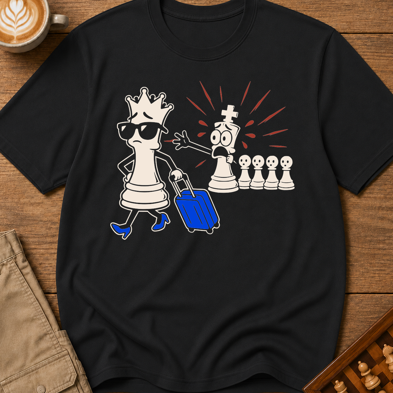The King Walks Out T-Shirt