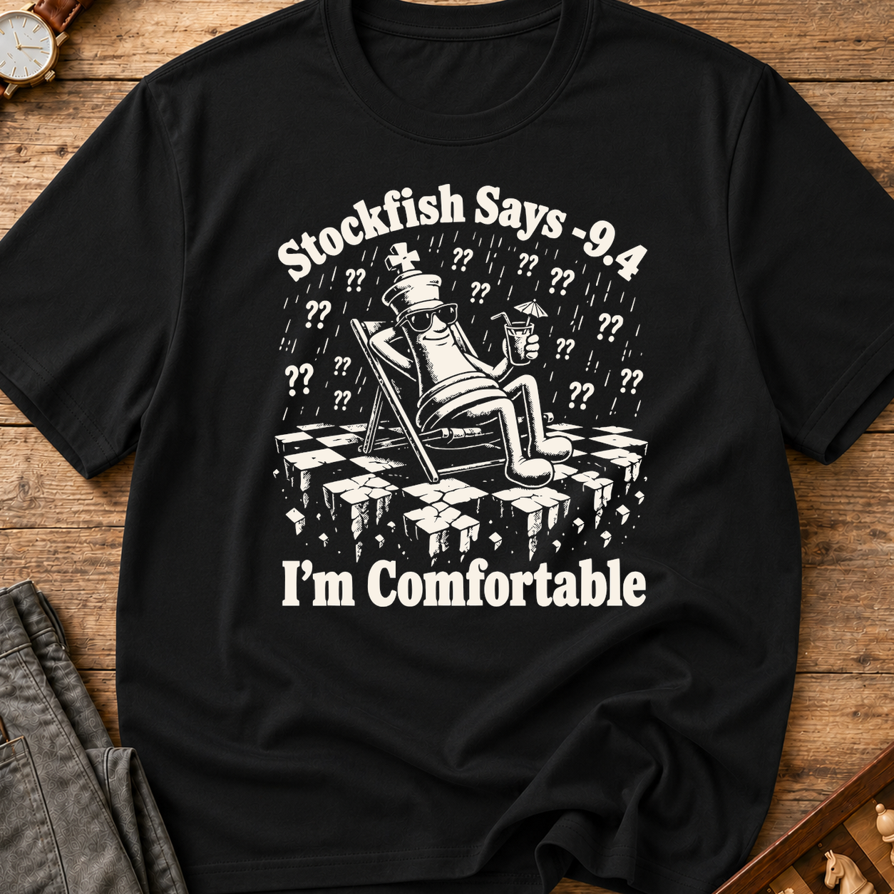 Stockfish Says I'm Comfortable T-Shirt