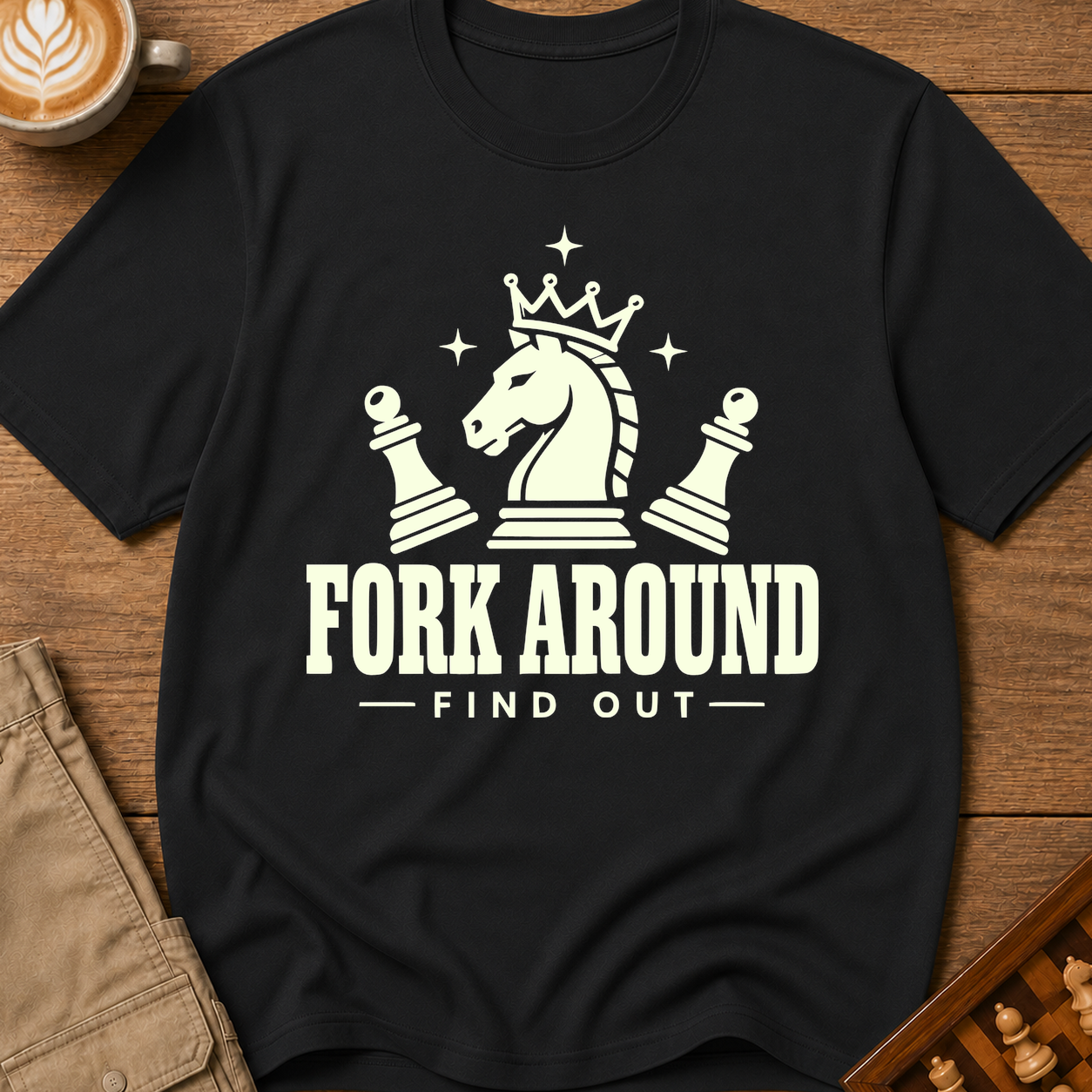 Fork Around Knight T-Shirt