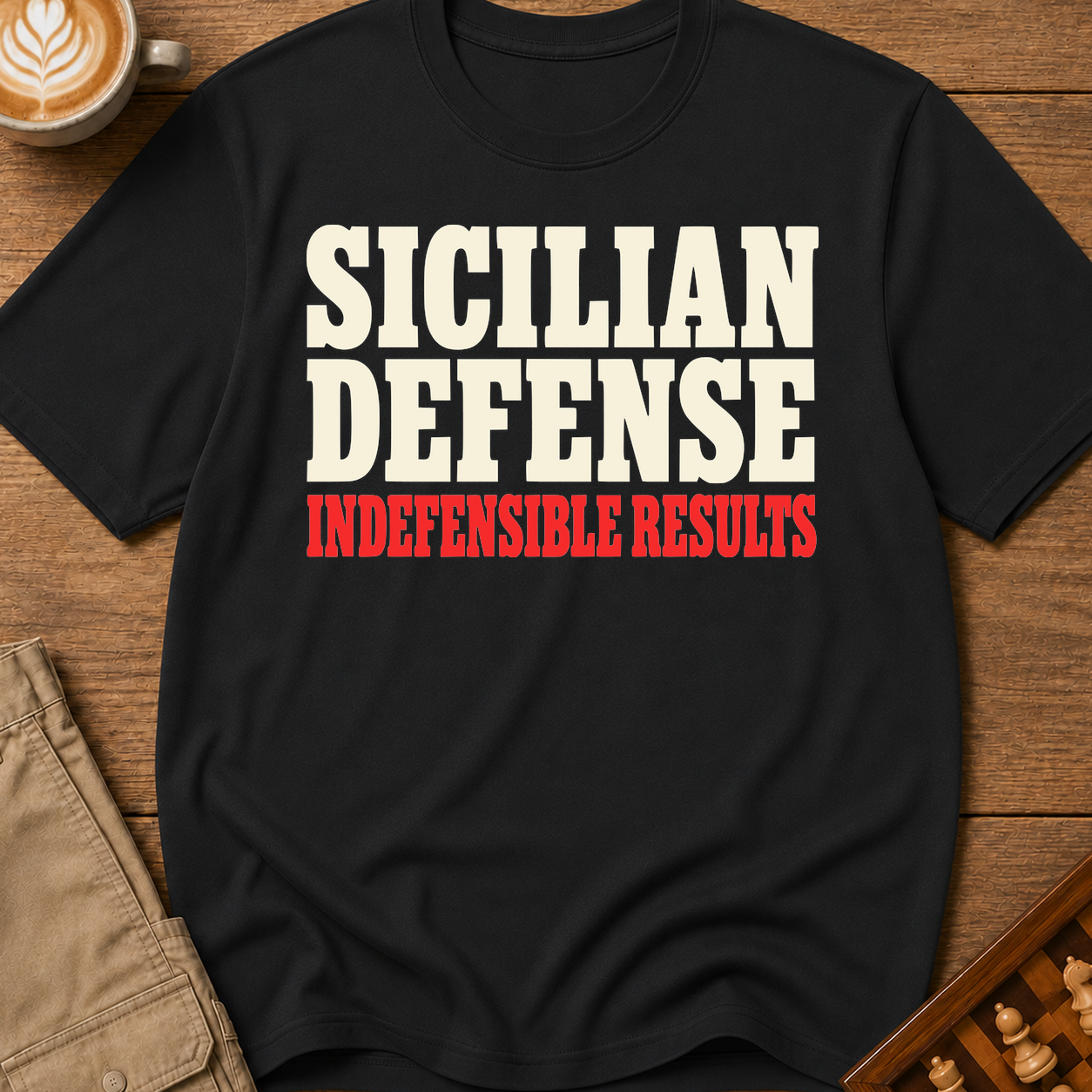 Sicilian Defense Indefensible Results T-Shirt
