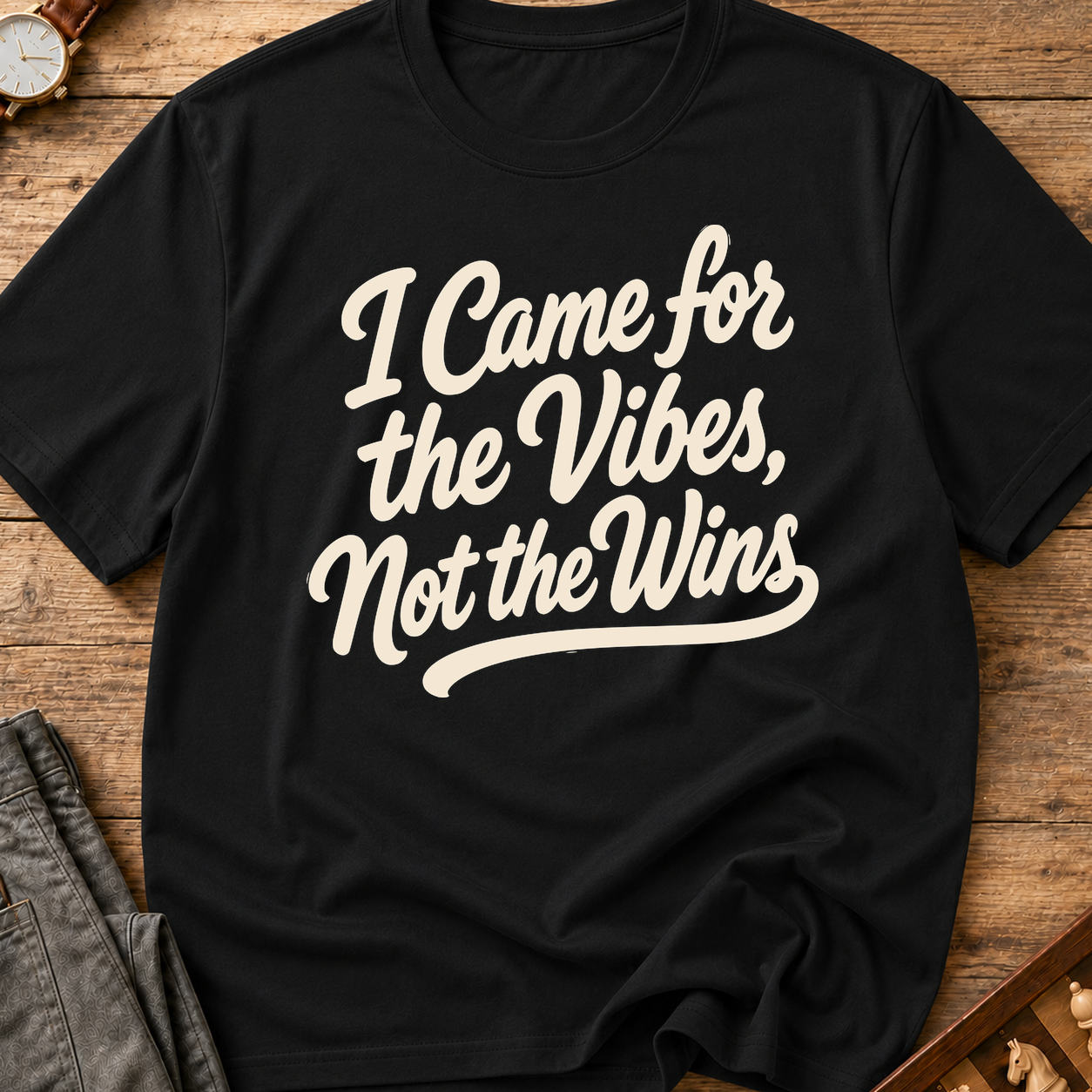 I Came For The Vibes Not The Wins T-Shirt