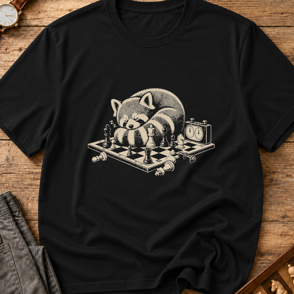 Raccoon At The Board T-Shirt