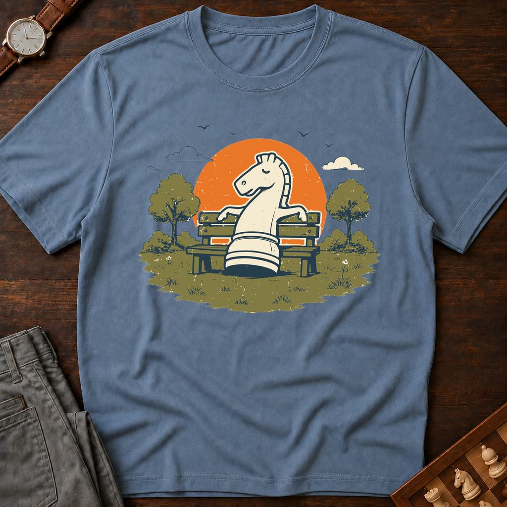 Knight On A Park Bench T-Shirt