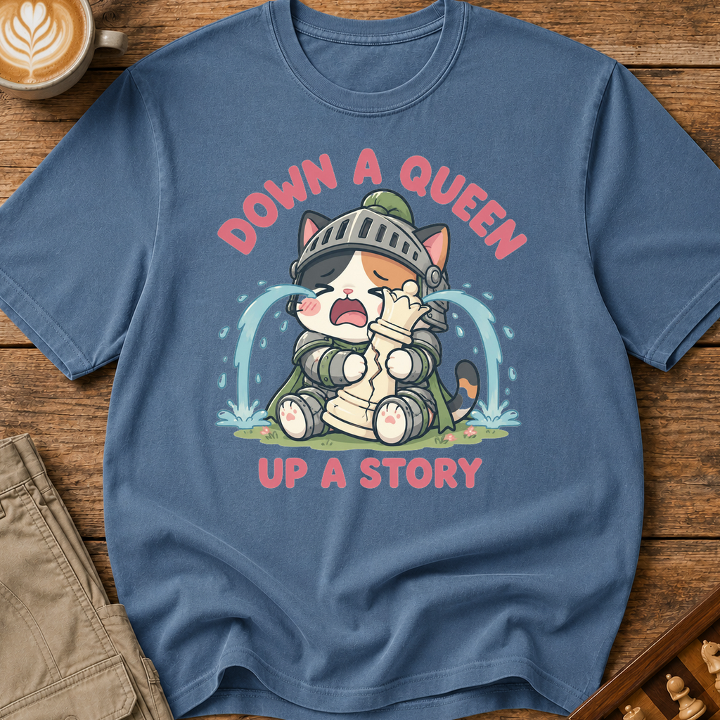 Down a Queen Up a Story T-Shirt