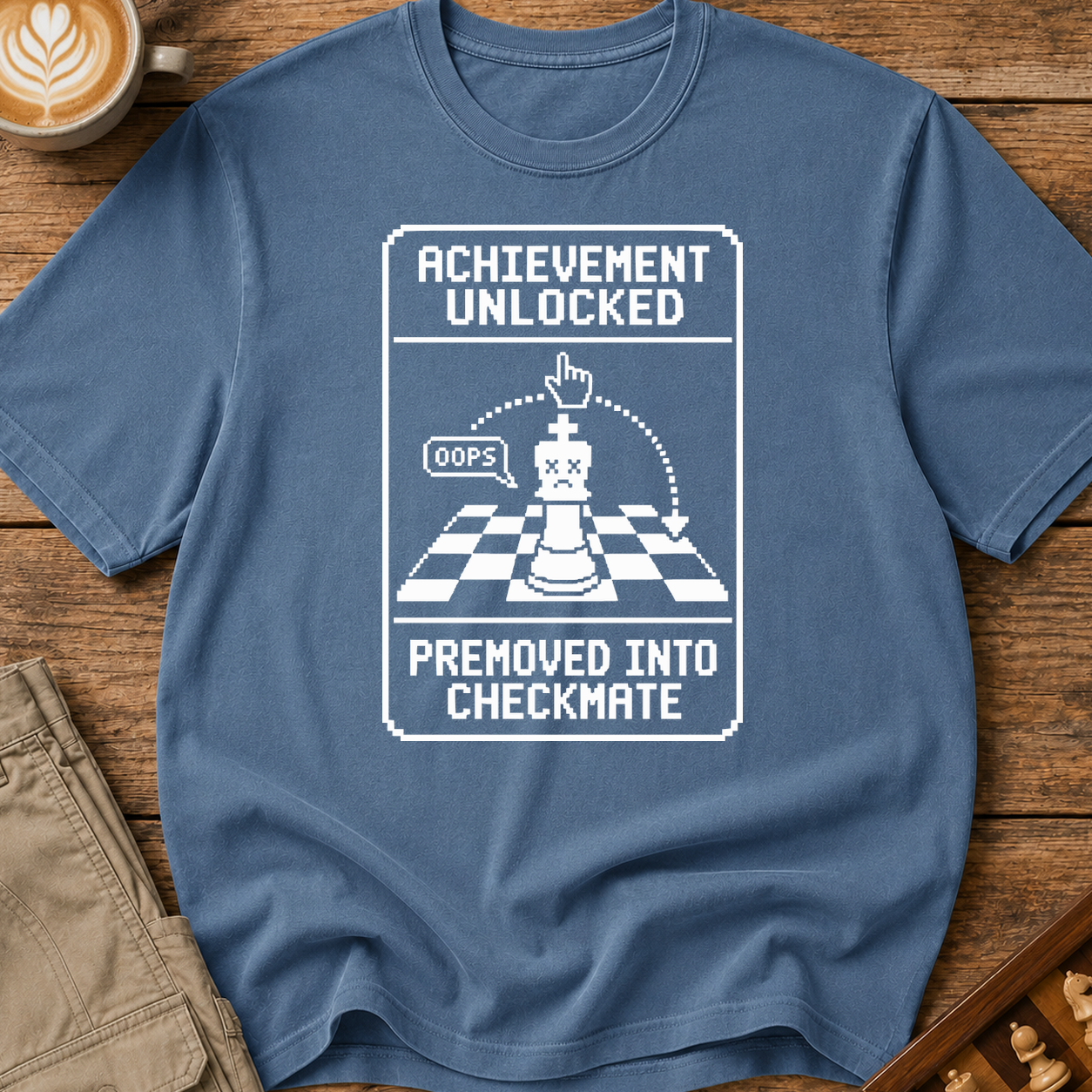 Achievement Unlocked Promoted Into Checkmate T-Shirt