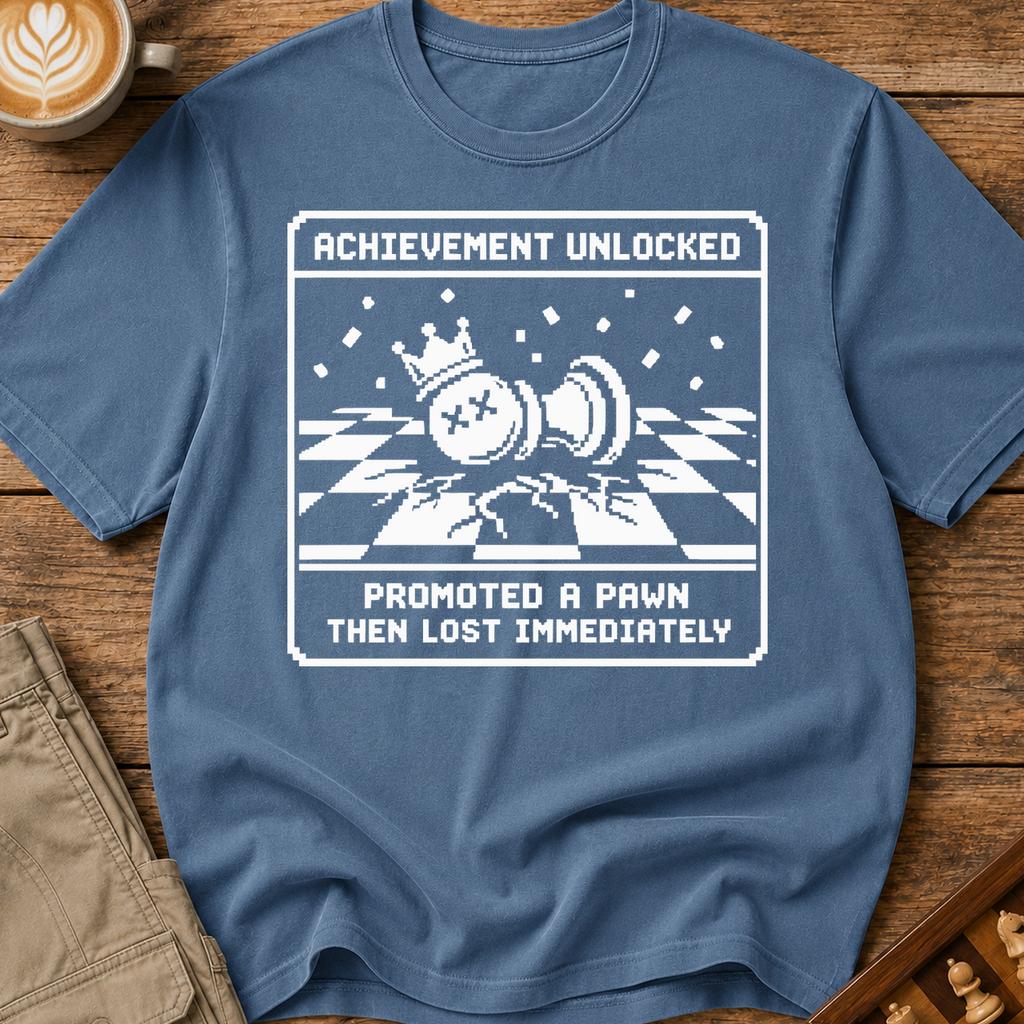 Achievement Unlocked Promoted A Pawn Then Lost Immediately T-Shirt