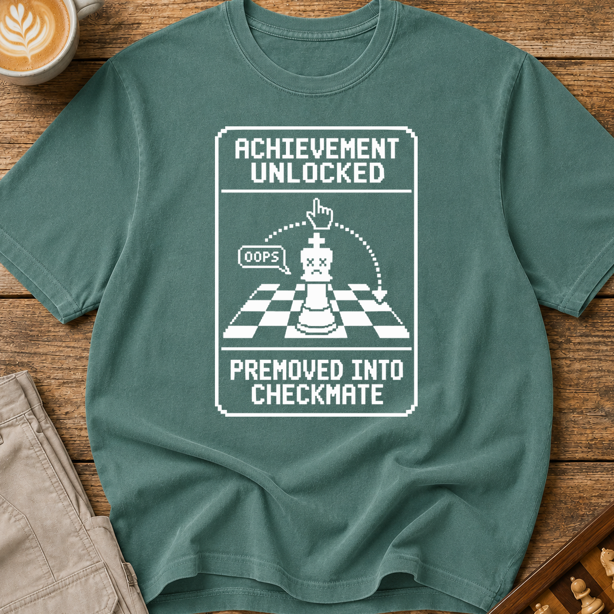 Achievement Unlocked Promoted Into Checkmate T-Shirt