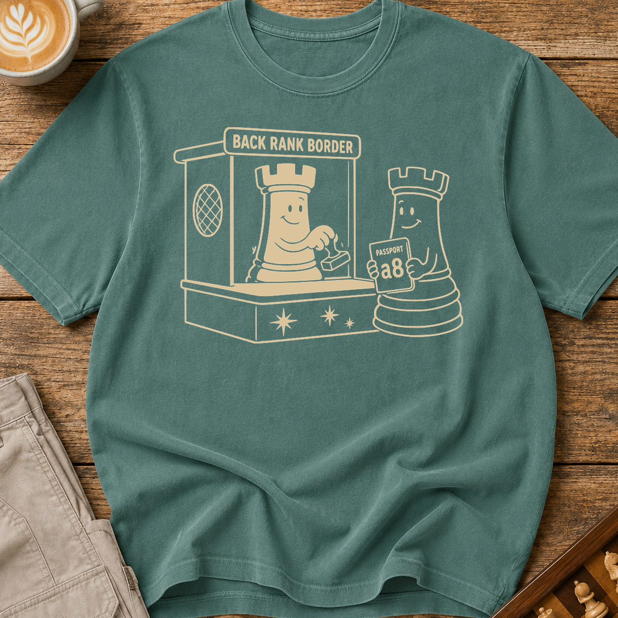 Back Rank Border T-Shirt