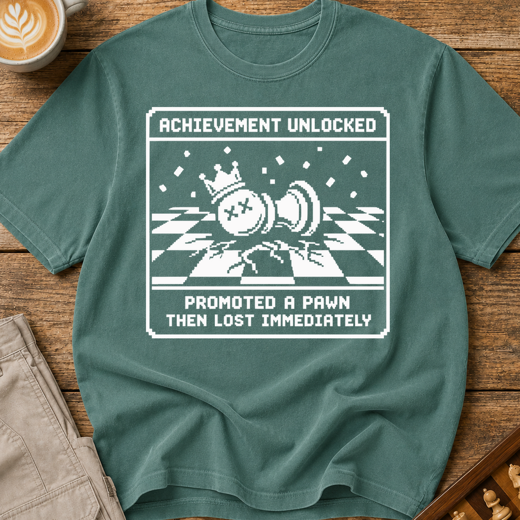 Achievement Unlocked Promoted A Pawn Then Lost Immediately T-Shirt