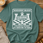 Achievement Unlocked Draw Stalemated Up A Queen And Two Rooks T-Shirt