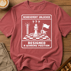 Achievement Unlocked Resigned A Winning Position T-Shirt