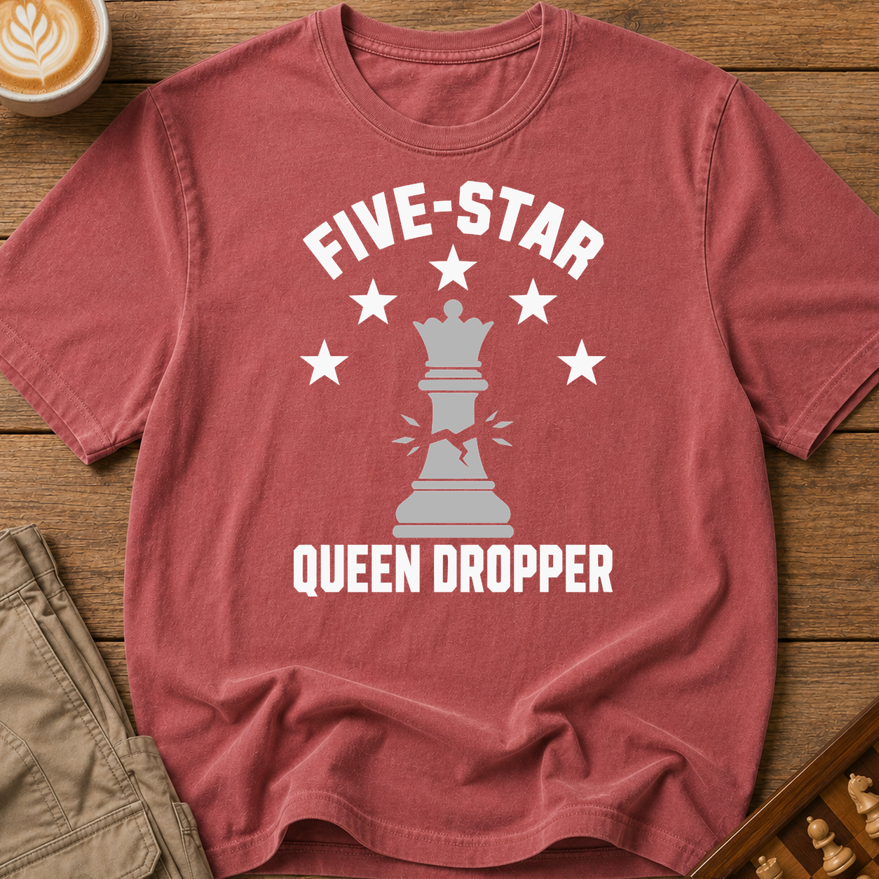 Five-Star Queen Dropper T-Shirt